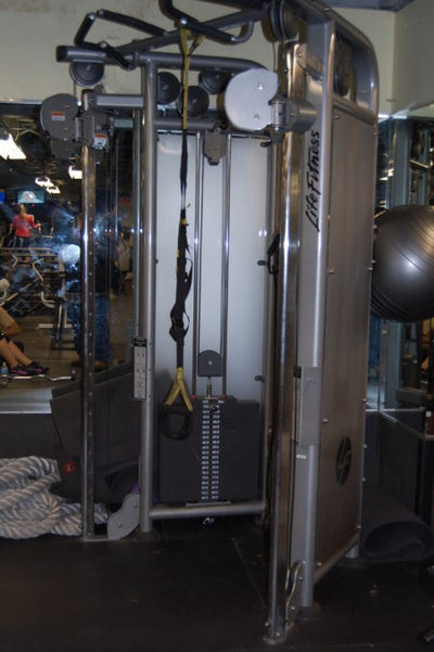 CABLE DUAL PULLEY FUNTIONAL TRAINER LIFE FITNESS-438"